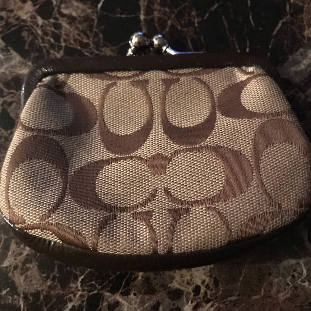 Authentic coach change wallet